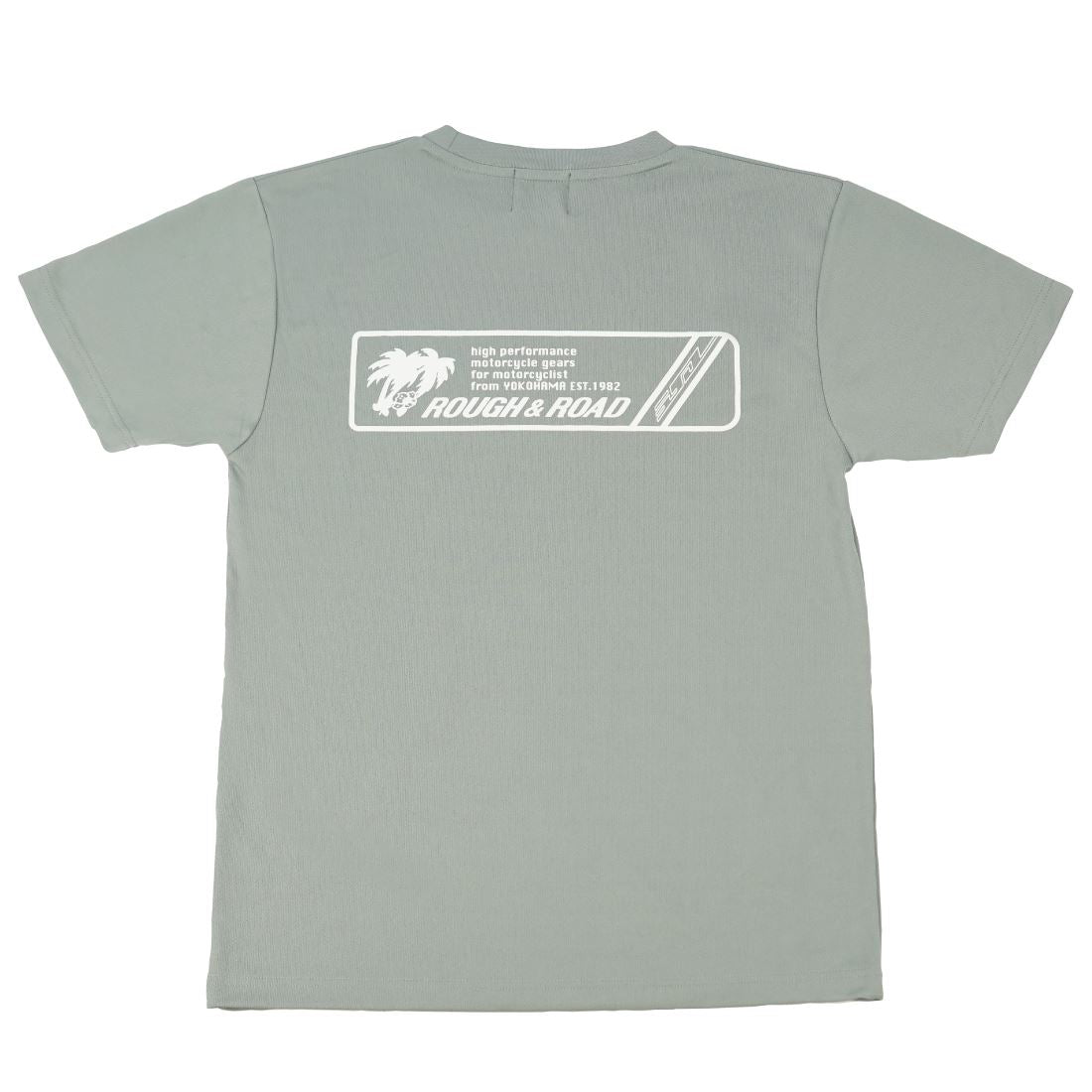 ラフ パームツリー ドライTシャツ グレー