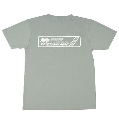 ラフ パームツリー ドライTシャツ グレー