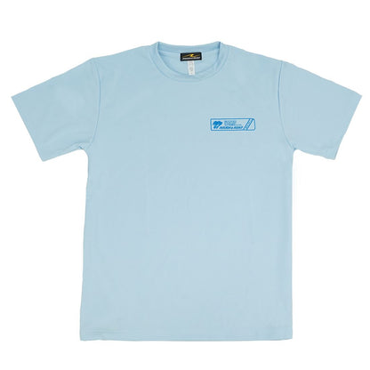 ラフ パームツリー ドライTシャツ ライトブルー