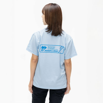 ラフ パームツリー ドライTシャツ ライトブルー