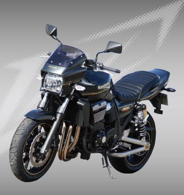 カスタムシート GSX1400 ブラック/ロール 4cmダウン