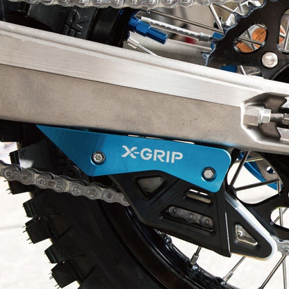 スイングアームガード シルバー ハスク ガスガス EXC SX XC-W