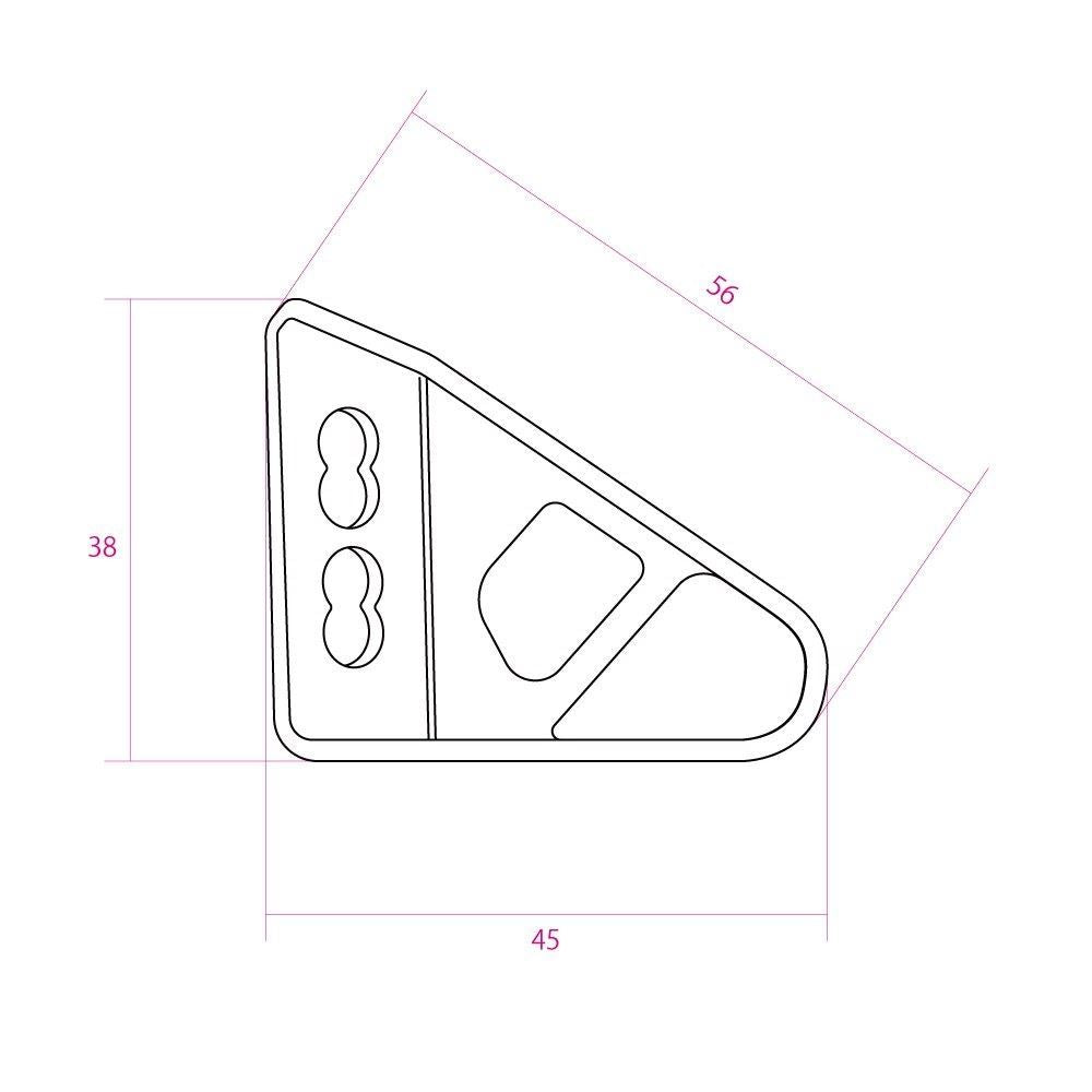 アンカーブレーキチップ チタン SX(F) EXC (F)等