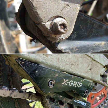 スイングアームガード レッド ハスク ガスガス EXC SX XC-W