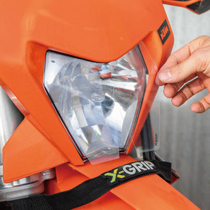 ヘッドライトプロテクションフィルム 1枚 EXCTBI150/250/300 EXC-F250/350/450/500