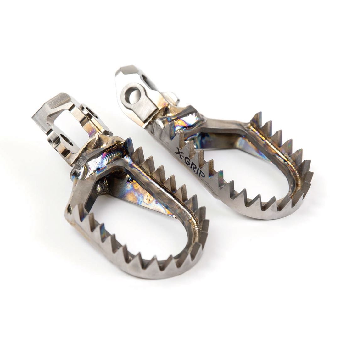 ピラニアV2チタン フットペグ -5mm KTM ハスクバーナ ガスガス