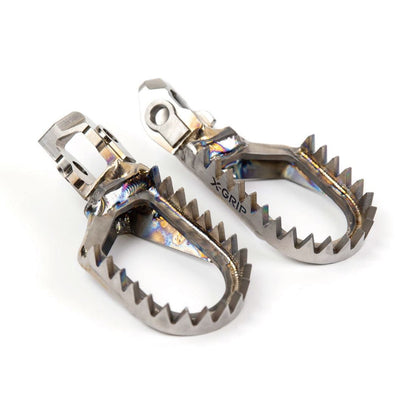 ピラニアV2チタン フットペグ -5mm KTM ハスクバーナ ガスガス