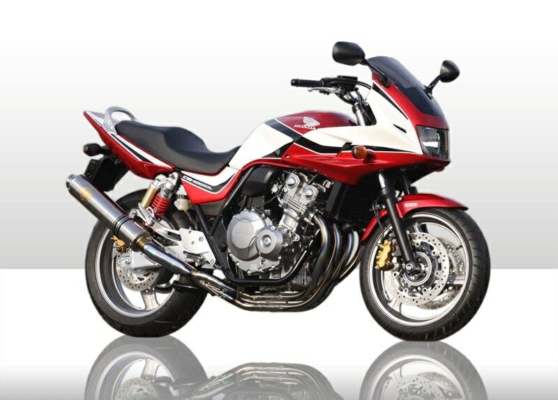ワイバン シングルタイプマフラー チタンサイレンサー CB400SF/CB400SB REVO