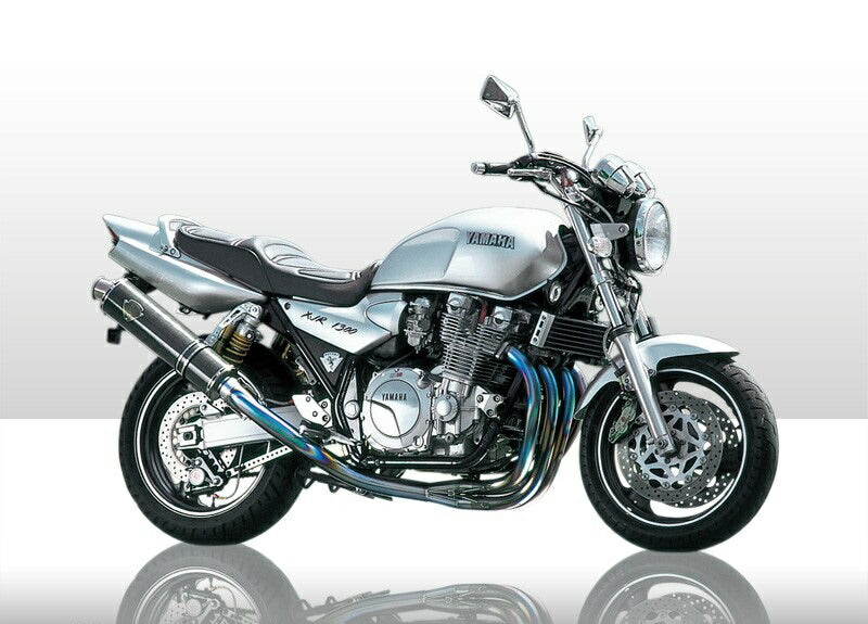 ワイバン 4-1アップタイプマフラー カーボンサイレンサー XJR1200/XJR1300
