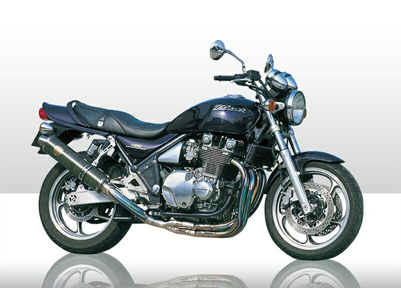 Wyvern Single Up-Type Exhaust System, Carbon Silencer, Zephyr 1100