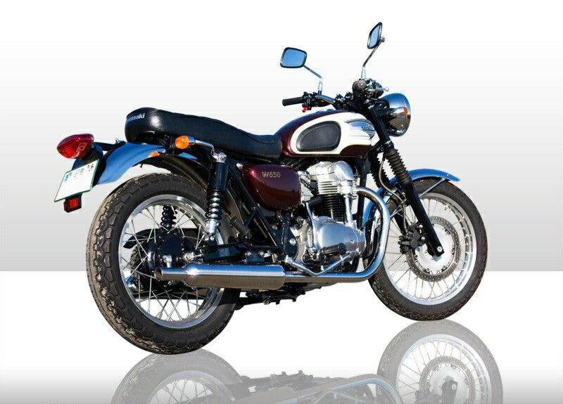 Wyvern Classic Twin Type Exhaust, Traditional Type Silencer for W650