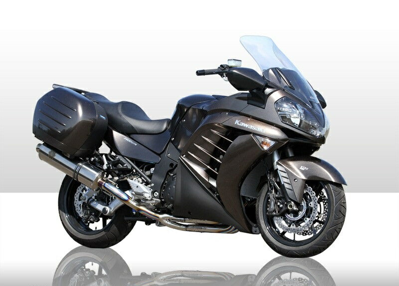 Wyvern Single Type Exhaust System Titanium Oval Silencer 1400GTR/Concours14