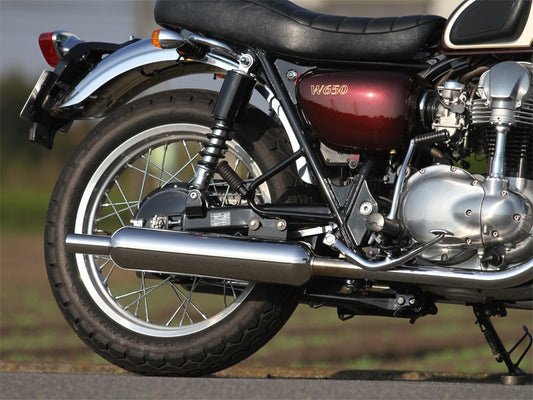 Wyvern Classic Twin Type Exhaust, Classical Type Silencer