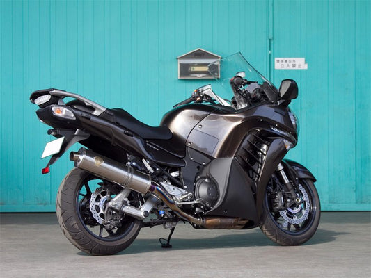 Wyvern Slip-On Titanium Oval Silencer Exhaust System 1400GTR/Concours14