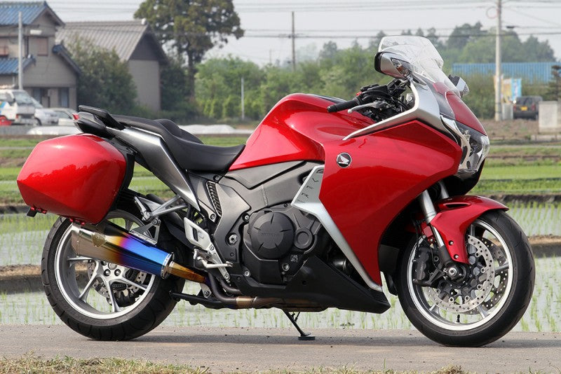 ワイバン スリップオンタイプマフラー チタンドラッグブルーサイレンサー VFR1200F