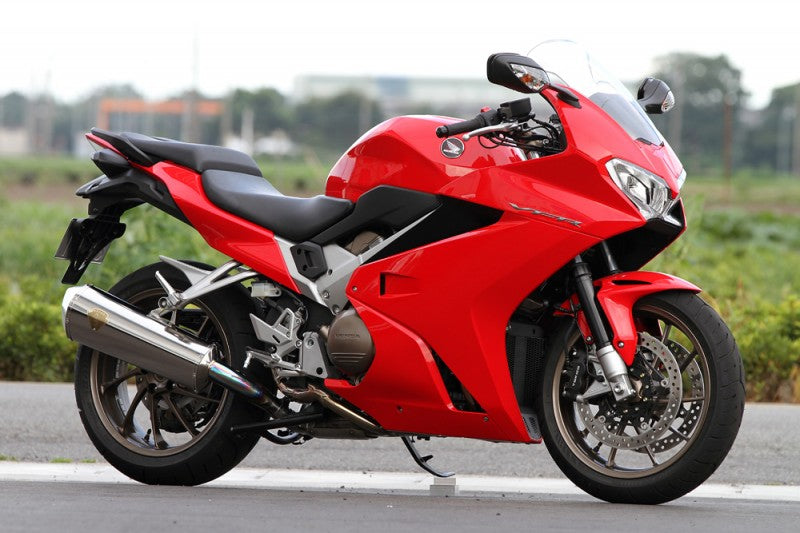 ワイバン スリップオンタイプマフラー チタンクロスオーバルサイレンサー VFR800F/VFR800X