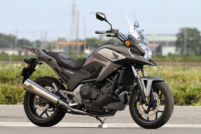 ワイバン リアルスペック フルエキゾースト シングルタイプマフラー チタンサイレンサー NC700X/S NC750X/S