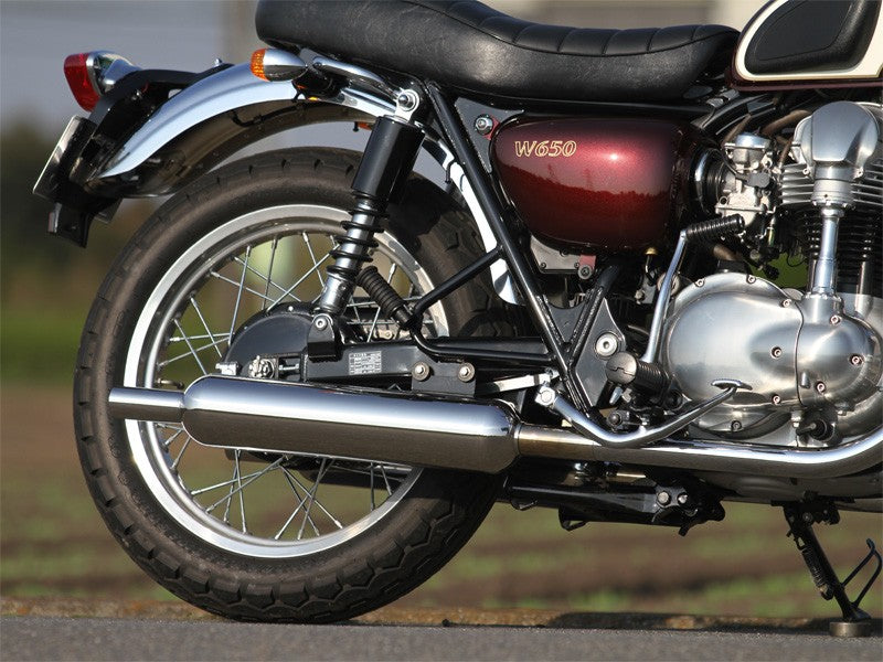ワイバン クラシック ツインタイプマフラー クラシカルタイプ用 サイレンサー 左側 W650