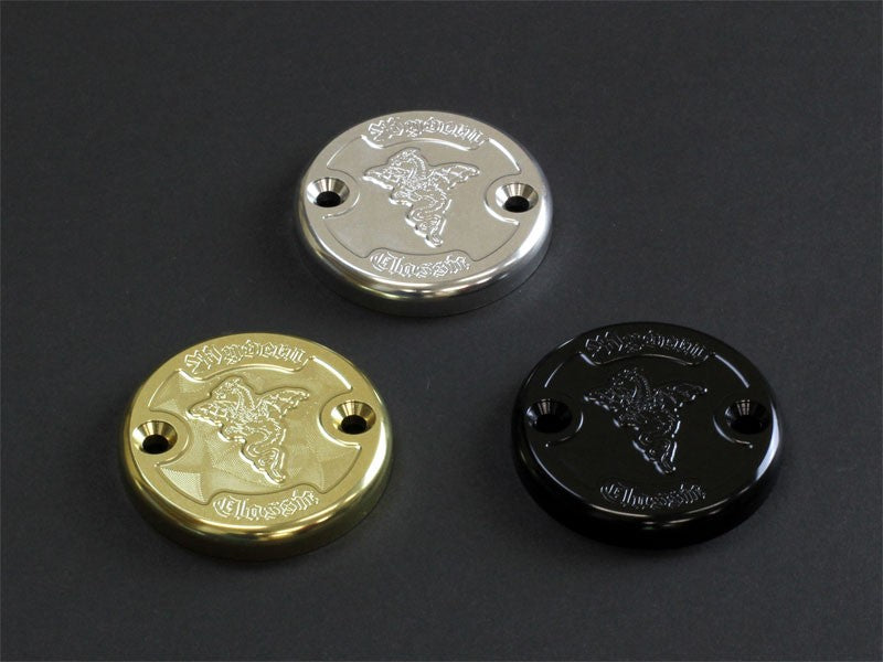 Master Cylinder Cap Wyvern Emblem Type Classic Gold W650/W800