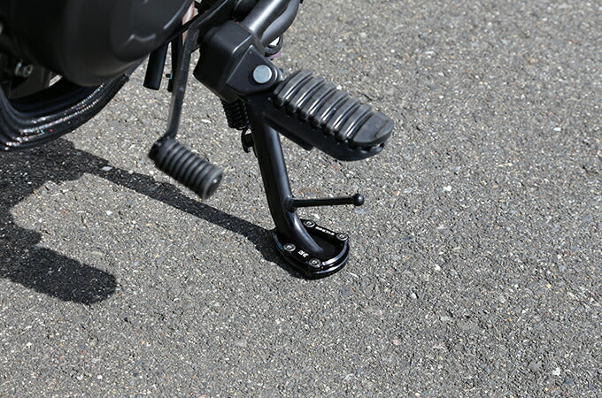 スタンドハイトブラケット ブラック レブル250 レブル500 サイドスタンド 高さ調節 めり込み防止