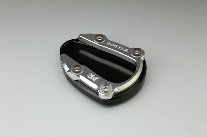 スタンドハイトブラケット クリアシルバー レブル250 レブル500 サイドスタンド 高さ調節 めり込み防止