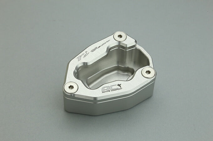 スタンドハイトブラケット シルバー S1000XR サイドスタンド 高さ調節 めり込み防止