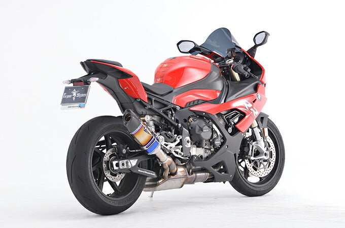 Real Spec Slip-On Muffler Titanium Drag Blue S1000RR Lightweight Silencer
