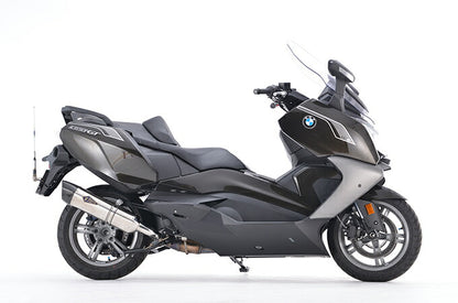Real Spec Slip-On Exhaust Titanium Polish C650GT Lightweight Silencer