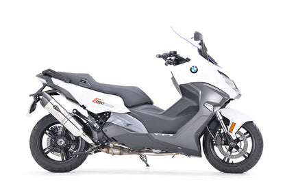 リアルスペック スリップオン マフラー チタンポリッシュ C650スポーツ 軽量 サイレンサー