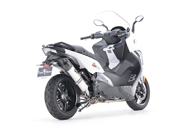 リアルスペック スリップオン マフラー チタンポリッシュ C650スポーツ 軽量 サイレンサー