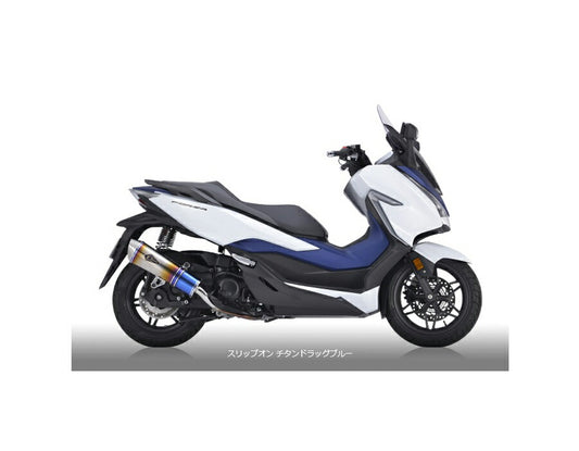 Real Spec Slip-on Exhaust Titanium Polish Silencer CB1000R