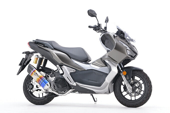 リアルスペック コミューター フルエキゾースト マフラー チタンドラッグブルー ADV150 軽量 サイレンサー