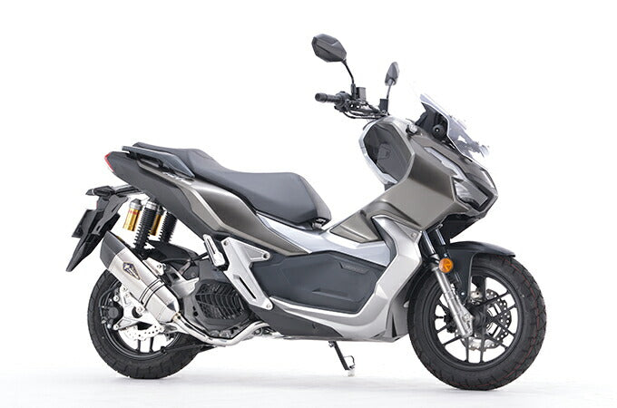 リアルスペック コミューター フルエキゾースト マフラー チタンポリッシュ ADV150 軽量 サイレンサー