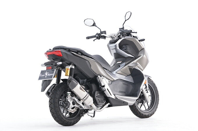 リアルスペック コミューター フルエキゾースト マフラー チタンポリッシュ ADV150 軽量 サイレンサー