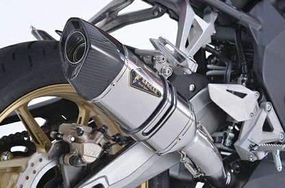 Real Spec Slip-on Muffler Type S Titanium Polish Carbon End CBR250RR Lightweight Silencer