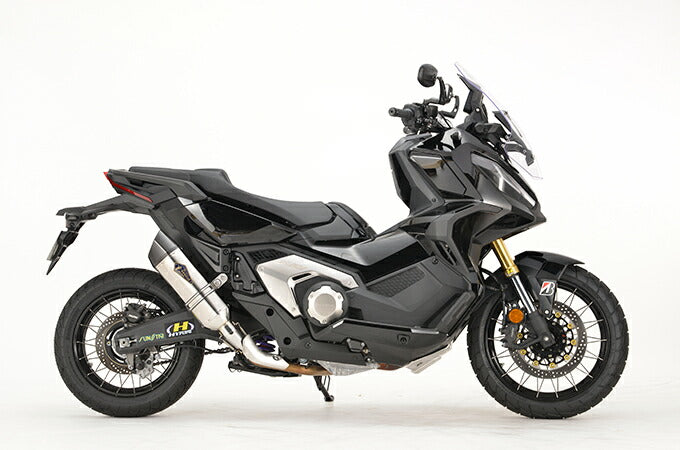リアルスペック スリップオン マフラー チタンポリッシュ カーボンエンド X-ADV 軽量 サイレンサー