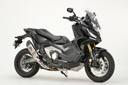 リアルスペック スリップオン マフラー チタンポリッシュ カーボンエンド X-ADV 軽量 サイレンサー