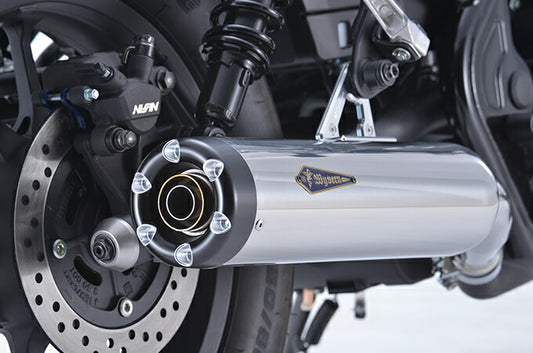 Wyvern Classic Slip-On Muffler, Stainless Steel Polish, Rebel 250 Silencer