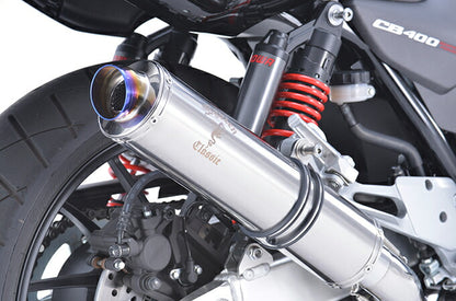Wyvern Classic Slip-on Exhaust Titanium Polish CB400SF/SB Lightweight Silencer