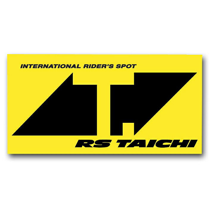 RSW012 Tマーク 蛍光ステッカー 蛍光イエロー/ブラック S2 2枚セット