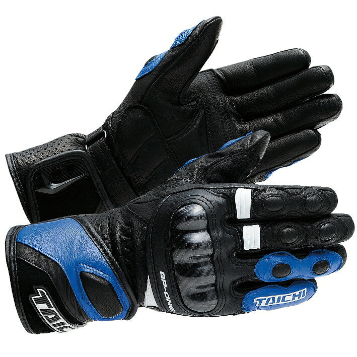 NXT050 キッズ GP-ONE レーシンググローブ ブルー Mサイズ