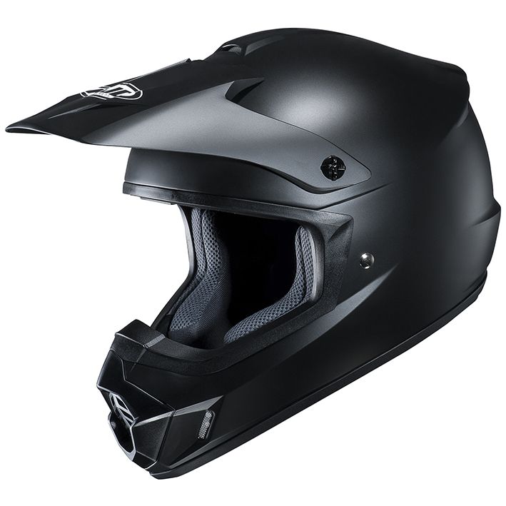 HJH102 CS-MXII Solid Full Face Helmet Semi Flat Black XL Size