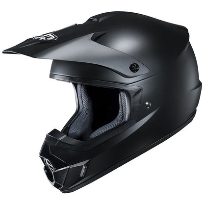 HJH102 CS-MXII Solid Full Face Helmet Semi Flat Black XL Size