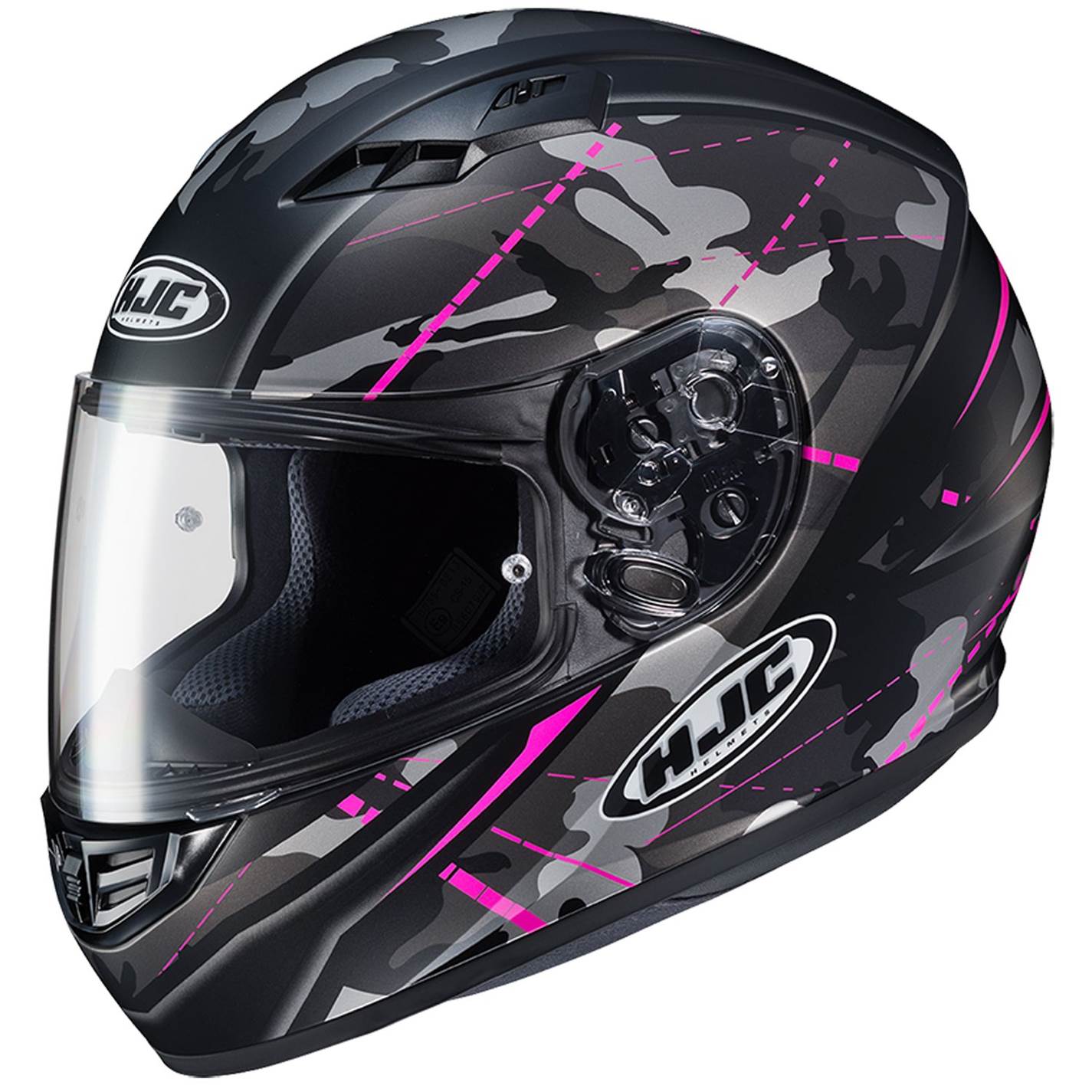 HJH114 CS-15 Songtan Full Face Helmet Pink M Size
