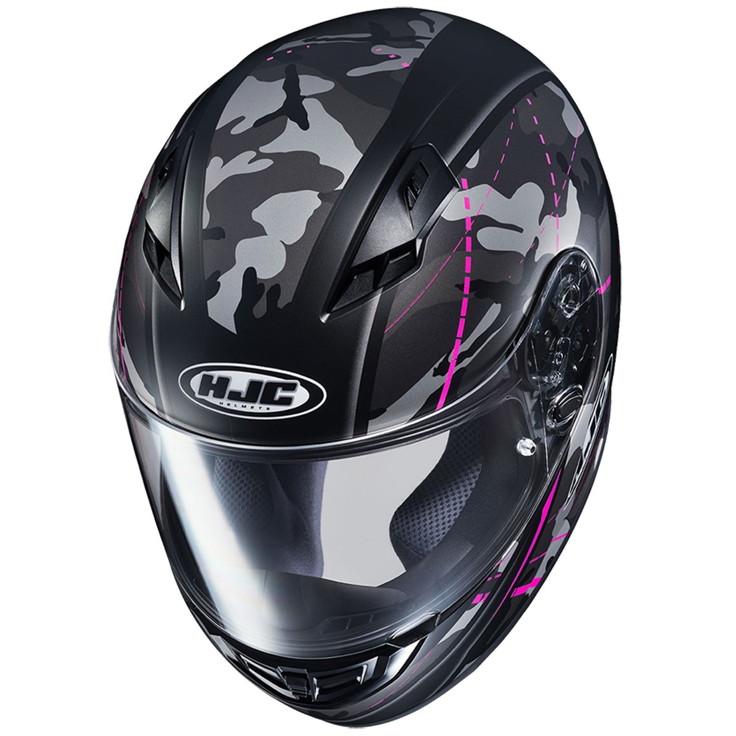 HJH114 CS-15 Songtan Full Face Helmet Pink M Size
