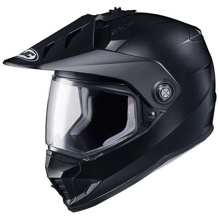 HJH133 DS-X1 ソリッド フルフェイスヘルメット セミフラットブラック Lサイズ