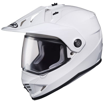 HJH133 DS-X1 ソリッド フルフェイスヘルメット ホワイト Mサイズ