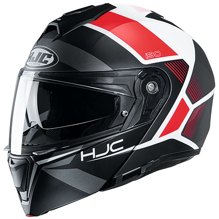HJH190 i90 Hollen Modular Helmet Black/Red S Size