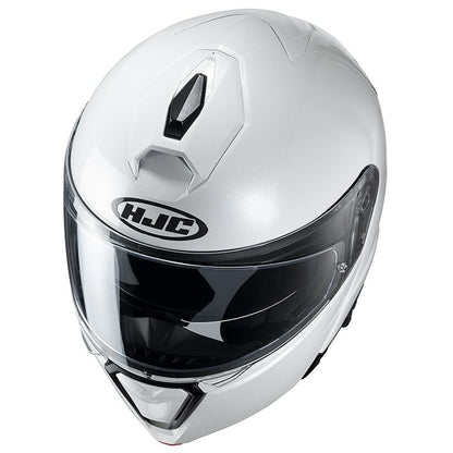 HJH191 i90ソリッド システムヘルメット パールホワイト Sサイズ