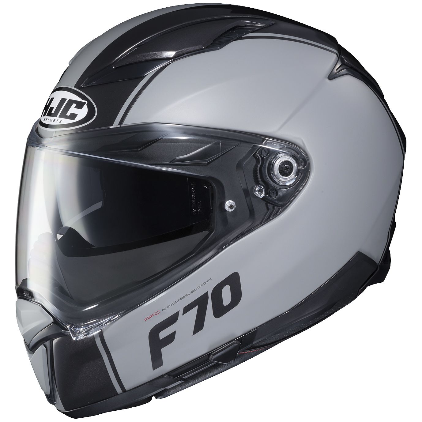 HJH194 F70 Margo Full-Face Helmet Gray/Black S Size